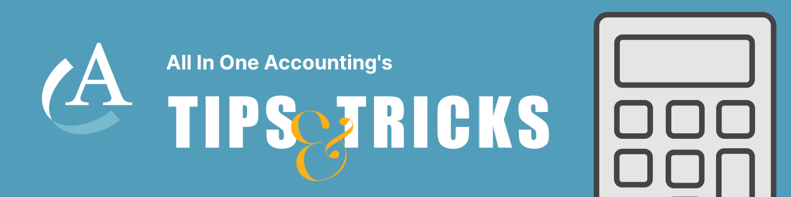 All In One Accounting Tips for Small Business Accounting